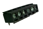 6-pole PCB terminal connector wire entrance vertical